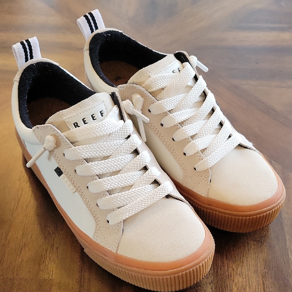 Reef Lay Day Dawn Leather/Suede Casual Sneakers